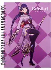 Скетчбук "Raiden" Genshin Impact, А5, 60 листов