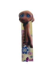 Линейка закладка 3D Веселая собака (10см) (031) (Мир Открытий)