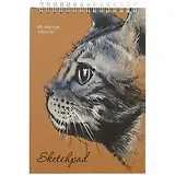 Скетчбук «Кот и собака», 60 листов, А5