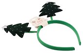Ободок новогодний Елочка со стразами (текстиль) (12-6122-HNY2) - 1