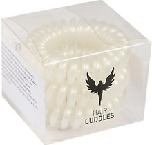 Резинка-браслет для волос Hair Bobbles белая перламутровая (3 шт.) (000571)