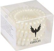 Резинка-браслет для волос Hair Bobbles белая перламутровая (3 шт.) (000571)