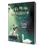 Записная книжка "It’s My Life Notebook". Счастье начинается с меня (зеленая с лебедем)