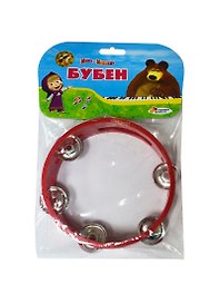 Бубен Маша и Медведь (B256776-R2) (1008B) (175698) (15х15см) (Играем вместе) (упаковка) (в кор. 2х36шт)