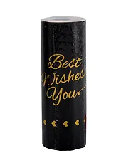 Новогодняя хлопушка с конфетти Чудеса сбываются (черная)