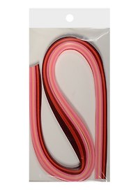 Бумага для квиллинга в пакете с подложкой (5mm) (120 листов) (52cm) оттенки розового (11-23988