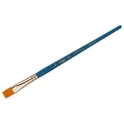 Кисть художественная №10 "Галерея", синтетика, плоская, короткая ручка, Гамма