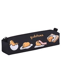 Пенал-косметичка объемный "Gudetama", черно-желтый