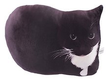 Мягкая игрушка Кот черный мем (28х20)