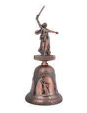 Колокол Волгоград.Родина-Мать (верх-фигурка-039 цв.медь)
