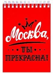 ГС Блокнот 105х148 мм Москва, ты прекрасна!