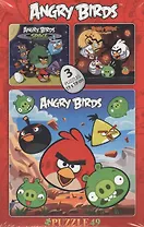 Пазл 49 элементов 3 в 1 Angry Birds (190х190 мм) (49П35_10382) (коробка)