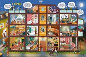 Ночная книга. Кто где спит? Виммельбух - 1