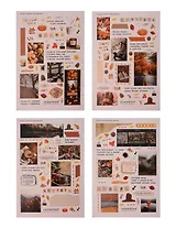 Набор стикеров "Уютная осень" (4 листа)