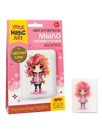 Набор для изготовления мыла. Рукодельное мыло с картинкой "Василиса"