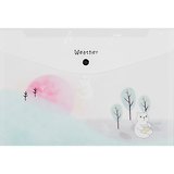 Папка-конверт «Weather», А4