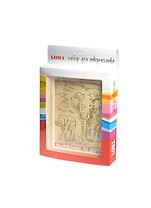 Выжигание по дереву в рамке Слоны на прогулке (Вр-029) (LORI) (набор для творчества) (6+) (коробка)