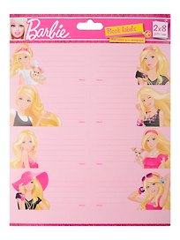 Наклейки для тетрадей «Barbie », 8шт*2 листа, Academy Style