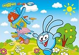 Смешарики Волшебный коврик для раск.  водой (84000) (3+) (упаковка)