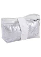 Косметичка с ремешком Simple Life (серебро) (ПВХ) (21х11х5)