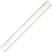 Линейка 50см пластик, прозр/дымч., Koh-I-Noor