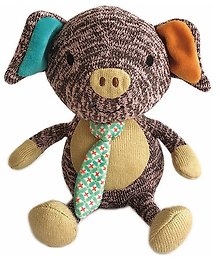 Игрушка, мягкая, Gulliver/Гулливер, Поросенок Эдди 17см