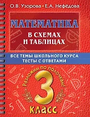Математика в схемах и таблицах. Все темы школьного курса. Тесты с ответами. 3 класс
