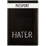 Обложка для паспорта Hater (ПВХ бокс) (ОП2020-245)