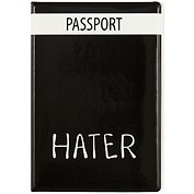Обложка для паспорта Hater (ПВХ бокс) (ОП2020-245)