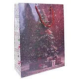 Пакет А3 32*42*11,5 "Подарки под елкой" НГ, бум.мат.ламинат