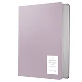 Записная книжка А6+ 136л кл. "NUANCES. Эустома" 7БЦ, иск.кожа, нашивка, скругл.углы, ляссе