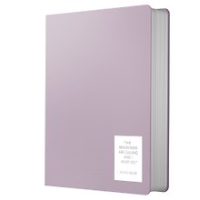 Записная книжка «Nuances. Эустома» А6+, 136 листов в клетку, экокожа, Listoff