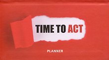 Планинг недатированный «Time to act», 64 листа, твердый переплет, карманный - Listoff