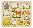 Пазл-рамка "Чей малыш? Домашние животные" 24 детали, 2 слоя - 1