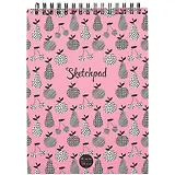 Скетчбук «Фрукты и кактусы», 80 листов, А4