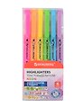 Текстовыделители 06цв "TWIN NEON" двусторонние, пл/уп, BRAUBERG