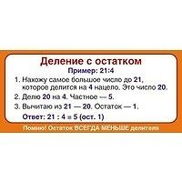 Карточка. Запомни! Деление с остатком