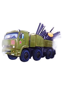 Плакат вырубной "Военная машина Панцирь"