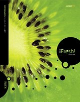 Тетрадь 120л кл. "iFRESH-киви" на кольцах, смен.блок, 5цв.разделителей, инд.уп., Hatber