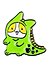 Значок Pin Joy Корги-динозаврик (металл) - 0