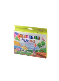 Карандаши цветные 24цв "PLASTIDACS" пластиковые, к/к, подвес, ALPINO