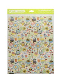 Рисовая бумага для декупажа Craft Premier Совята (CP01604) (А3) (25г/м) (упаковка)