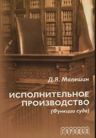 Исполнительное производство (функции суда) (2 изд) (мягк). Малешин Д. (Фотон-пресс медиа)