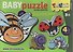 Пазлы-контуры «Насекомые», Baby Puzzle, 4 штук - 0