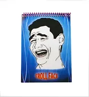 Блокнот А5 Троллфейс (BLACK) со стерео обложкой на спирали (СР Дистрибуция)