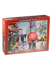 Пазлы 2000 C-200542 Кафе Нью-Йорк (92х68) (Castorland) (коробка)