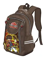 Рюкзак школьный "БАКУГАН" 39см, 1отд., 2 кармана, регул.лямки, светоотр.элементы, Hatber