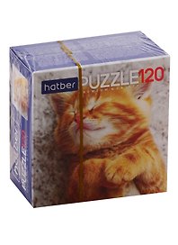 Пазл HATBER Premium 120 элементов 150х150мм Котиков много не бывает