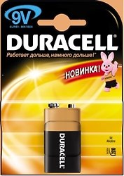Элемент питания Duracell 6LR61 (9V) (1 эл.)