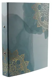 Папка 2кольца "Foggy" лам. картон, ассорти 